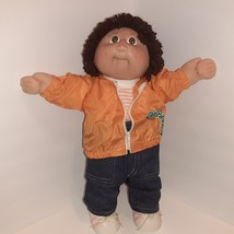 Vintage Coleco Cabbage Patch Girl Doll 2 Dimple P 84 Brown Single Pony EXCELLENT - £30.97 GBP