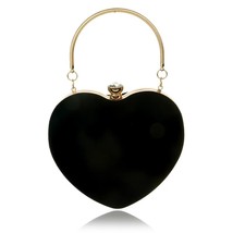 Women&#39;s Japan and South Korea heart-shaped handbag fashion ladies cosmetic bag d - £73.60 GBP