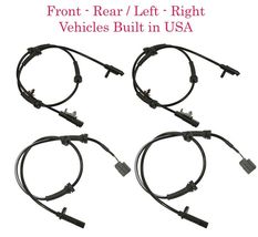 4 x ABS Wheel Speed Sensor Front-Rear L/R Fits Nissan Rogue 14-20 Built In USA - £39.03 GBP