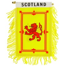 Scotland Flag Mini Banner 3&quot; x 5&quot; - £9.34 GBP