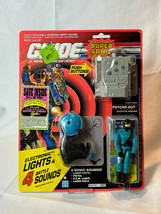 1990 Hasbro Gi Joe Super Sonic PSYCHE-OUT Action Figure In Sealed Blister Pack - £148.57 GBP
