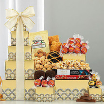 Sweet Sophistication: Lindt Chocolate &amp; Sweets Gift Tower - £40.76 GBP
