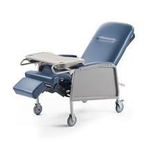 VEVOR 3-Pos Geri Chair Recliner 4 Wheels Detachable Tray Padded Hospital... - $578.99