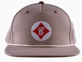 Cousins SportsWear Men&#39;s Cook County Leather Strapback Baseball Hat Cap NWT - $419.41 MXN