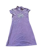 American Girl Small 7/8 Lilac Velvet Snowflake Girls Dress - £22.95 GBP