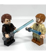 Minifigure Anakin Skywalker And Obiwan Kenobi Revenge Of The Sith Mustaf... - $23.63 CAD