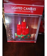 Lighted Candles Indoor/Outdoor Use - £26.28 GBP