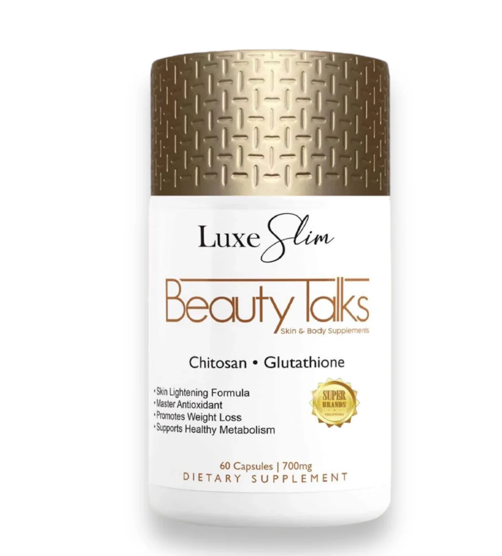 Luxe Slim Beauty Talks Chitosan &amp; Glutathione Skin Bleaching + Dietary C... - £71.72 GBP