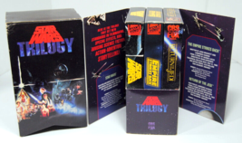 Star Wars Original Trilogy IV V VI CBS/Fox Theatrical (1990 VHS) 3-Tape Box Set - £24.29 GBP