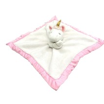 Carters Kids Preferred Unicorn White with Pink Trim Lovey Plush Security Blanket - £10.45 GBP