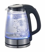 1.7L Double Glass Wall Electric Kettle with LED Indicator, Built in Cord... - $1,095.80 MXN