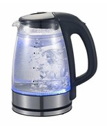 1.7L Double Glass Wall Electric Kettle with LED Indicator, Built in Cord... - $1,095.80 MXN