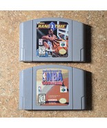 (2) Lot N64 NBA HangTime Nintendo64-Kobe Bryant NBA Courtside-Cartridge ... - $53.87 CAD