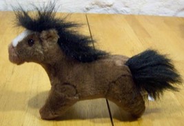 K&amp;M International BROWN HORSE PONY Plush Stuffed Animal - £12.09 GBP