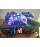 Original Xbox BUNDLE (includes DVD remote, sensor plugin, 3 controllers ... - $183.15