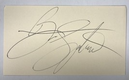 Bruce Springsteen Signed Autographed 3x5 Index Card - $200.00