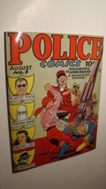 Police Comics 1 *New NM/MINT 9.8 New* Magazine Size Facsimile 1ST Plastic Man - £14.95 GBP