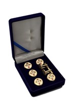 Scottish Rite Knights Commander Court of Honour Masonic Studs Suit &amp; Tux Set - £38.36 GBP