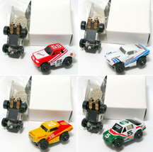 4 Car Boxed Set of 1990 Galoob Micro Machines 1/87th Slot Cars Unused Very Fast! - £78.65 GBP