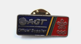 Calgary Olympics 1988 Canada AGT Official Supplier Logo Collectible Pin ... - £10.83 GBP