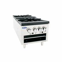 Atosa Floor Double Burner Lp Gas Stock Pot Stove ATSP182 Free Liftgate - £788.58 GBP