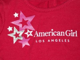 AG American Girl Place Los Angeles Silver Foil Star Red Tee Dolls T-Shir... - £18.06 GBP