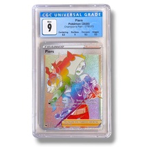 Champion&#39;s Path Pokemon Card: Piers 078/073, CGC 9 Subgrades - $125.90