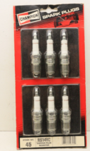 LOT OF Six 6 Champion RS14YC Copper Plus Resistor Spark Plugs  Stock No. 45 - £12.50 GBP