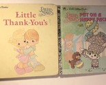 Golden books Lot of 2 little Thank Yous Put On A Happy Face - $5.93