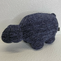 Bath and Body Works Plush Stuffed Animal Lamb Sheep Navy Blue Knit - $10.29
