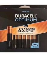 Duracell Optimum AAA Alkaline Batteries 12-Pack New Unopened - $11.83