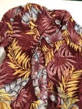 Oceanaire Hawaiian Vintage Women’s Top Shirt Large Made In USA Sh4 - $29.69