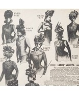 1900 Ladies Jackets and Hats Advertisement Victorian Sears Roebuck 5.25 ... - $28.07 CAD