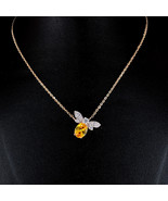 Gold Pendant, Diamond Pendant, Rose Gold Pendant, Necklace - $576.00