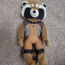 15" Guardians Of The Galaxy Rocket Raccoon Plush Toy Animal Just Play Marvel VGC - $8.95