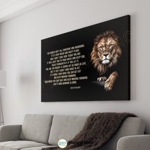 Lion Wall Art Rocky Balboa Movie Scene Quote Inspirational Home Art Decor -P757 - $24.65+