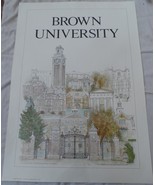 John Brown University 1985 Poster Van Alstyne Ivy League Rhode Island 72... - $29.50