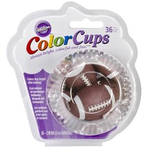 Wilton Standard Baking Cups, 36-Count, Football Color - $15.99