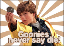 The Goonies Movie Mikey Goonies Never Say Die! Photo Refrigerator Magnet NEW - £3.15 GBP
