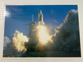 Space Shuttle Lifts off the launching pad Kennedy Space Center Postcard - £1.83 GBP