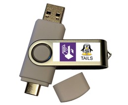 Linux Tails Operating System Live USB Flash Thumb Drive - Anonymous Inte... - $18.99