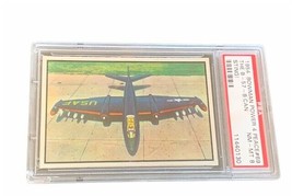 Power for Peace 1954 Military trading card PSA 8 vtg #69 Martin B57 Sting plane - £175.22 GBP