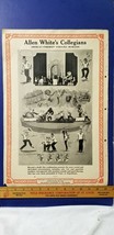 Antique 1926 Vaudeville Act Poster ALLEN WHITE&#39;S COLLEGIANS Comedy &amp; Dan... - $29.25