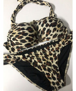 Victorias Secret Swim BOMBSHELL Add-2  BIKINI 34B Medium Animal Print Le... - £116.07 GBP
