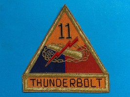 Post Wwii, U.S. Army, Occupation Period, 11th Armored Division, Bullion, Patch - £27.25 GBP
