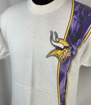 Vintage Minnesota Vikings T Shirt NFL Football Team Logo Pro Player Medium 90s - £19.65 GBP