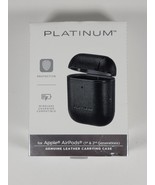Platinum Protective Leather Carrying Case for Apple AirPods 1st &amp; 2nd Ge... - $9.41