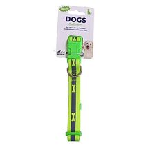 Green Neon Dog Bone Pattern Dog Leash Medium Size Breeds 11.8 to 19.6 In... - $9.98