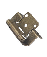 Style Selections 2-Pack 1/2-in Aged Brass Self-Closing Flush Cabinet Hinge - $9.60 CAD