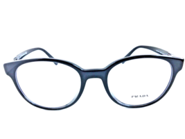 New PRADA VPR 10UF 1AB-1O1 54mm Black Round Women&#39;s Eyeglasses Frame  #3 - £141.90 GBP